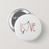 Liebe Herz Button (Vorne & Hinten)