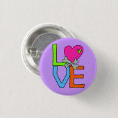 Liebe-Herz Button (Vorne & Hinten)