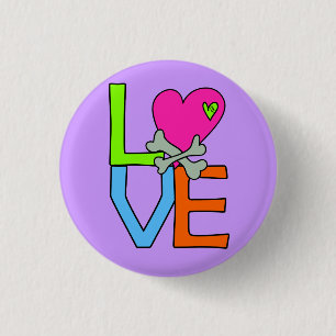 Liebe-Herz Button