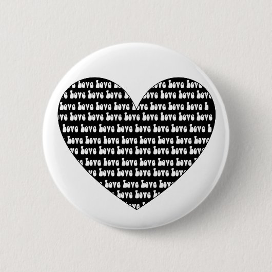 Liebe Herz Button (Vorderseite)