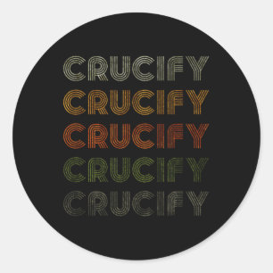Liebe Herz Crucify T-Shirt Grunge Vintag Style Sch Runder Aufkleber
