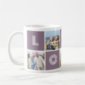 Liebe Herz Custom Foto Collage Kaffeetasse (Links)