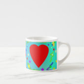 Liebe Herz Espressotasse (Rechts)