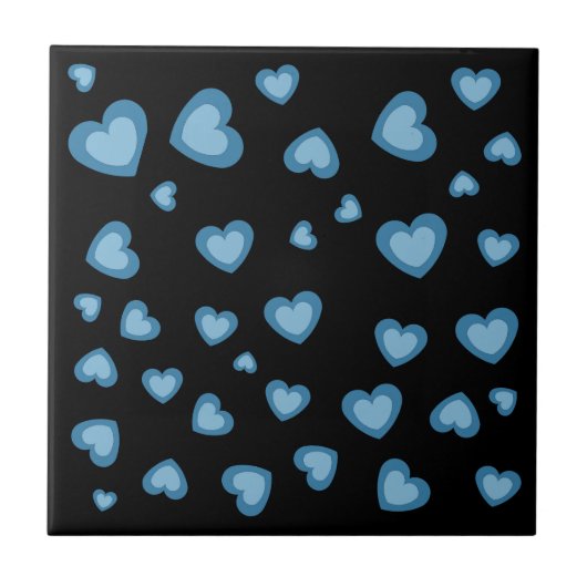 LIEBE HERZ FARBFARBEN KERAMIK TILE FLIESE (Vorderseite)