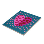 LIEBE HERZ FARBFARBEN KERAMIK TILE FLIESE (Seite)