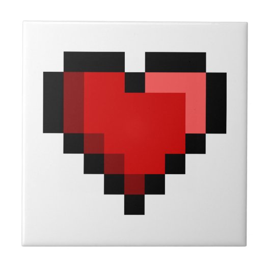 Liebe Herz Fliese (Vorderseite)