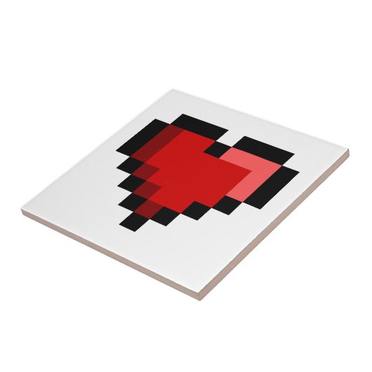 Liebe Herz Fliese (Seite)