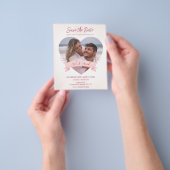 Liebe Herz Foto Save the Date Einladung Flyer (Gruppe)