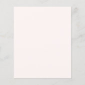 Liebe Herz Foto Save the Date Einladung Flyer (Hinten)