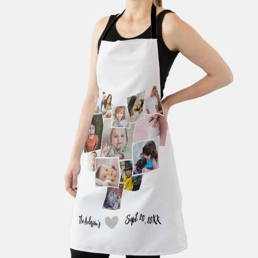 Liebe Herz-FotoCollage Schürze (InSitu)