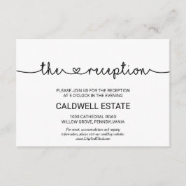 Liebe Herz für Hochzeitstiefekarte Begleitkarte