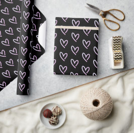 Liebe Herz Geschenkpapier