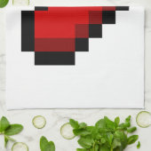 Liebe Herz Geschirrtuch (Gefaltet)