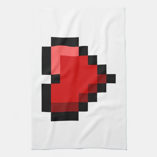 Liebe Herz Geschirrtuch (Vertikal)