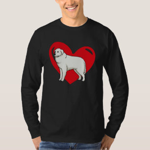 Liebe Herz Grafik Valentinstag Pyrenäen T-Shirt