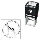 Liebe Herz Große Dane Briefmarke Permastempel (Beispiel)