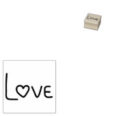 Liebe Herz Gummistempel (Stempel)