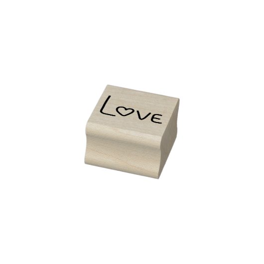 Liebe Herz Gummistempel (Stempel)