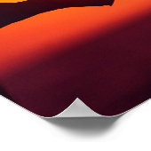 Liebe-Herz-Hands-Symbol Poster (Ecke)