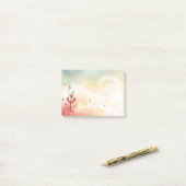 Liebe-Herz-Häschen Post-it Klebezettel (Auf Schreibtisch)