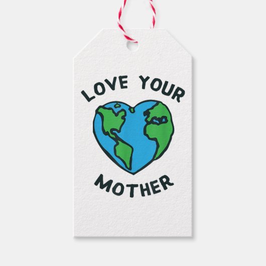 Liebe - Herz Ihrer Mutter Erde Geschenkanhänger (Vorderseite)