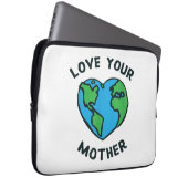 Liebe - Herz Ihrer Mutter Erde Laptopschutzhülle (Vorne Rechts)