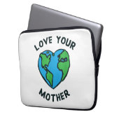 Liebe - Herz Ihrer Mutter Erde Laptopschutzhülle (Vorderseite Links)