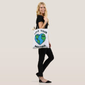 Liebe - Herz Ihrer Mutter Erde Tasche (Am Model)