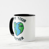 Liebe - Herz Ihrer Mutter Erde Tasse (Vorderseite Links)