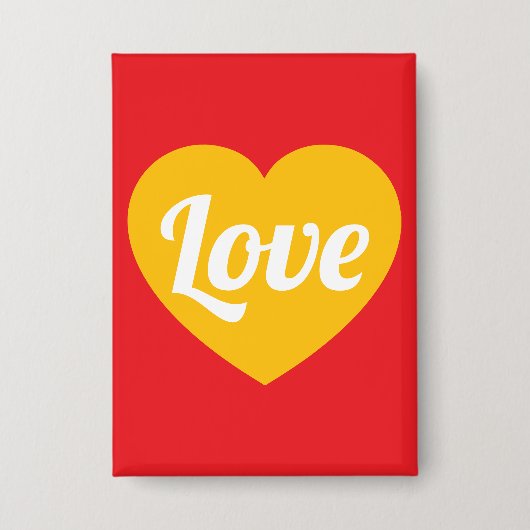 Liebe, Herz, individuell Button (Vorderseite)