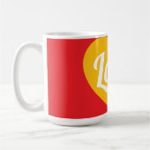 Liebe, Herz, individuell Kaffeetasse (Links)