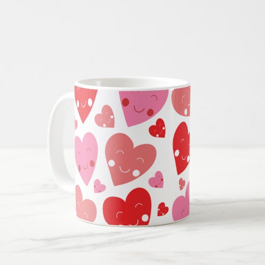 Liebe Herz Kaffeetasse (Vorderseite Links)