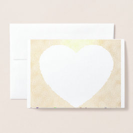 Liebe Herz Keepake Memory Pink Ziel des Schicksals Folienkarte