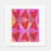 Liebe Herz kosmisch Serviette (Vorderseite)