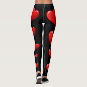 LIEBE Herz-Leggings Leggings (Rückseite)