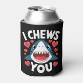 Liebe Herz Leopard Niedlich Valentinstag Dosenkühler (Kanne Vorderseite)