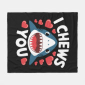 Liebe Herz Leopard Niedlich Valentinstag Fleecedecke (Vorderseite (Horizontal))