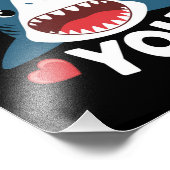 Liebe Herz Leopard Niedlich Valentinstag Fotodruck (Ecke)