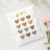 Liebe Herz Leopard Niedlich Valentinstag Geschenktütchen (Versiegelt)