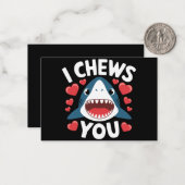 Liebe Herz Leopard Niedlich Valentinstag Mitteilungskarte (Vorderseite/Rückseite Beispiel)