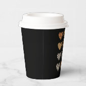 Liebe Herz Leopard Niedlich Valentinstag Pappbecher (Rechts)