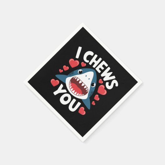 Liebe Herz Leopard Niedlich Valentinstag Serviette (Ecke)