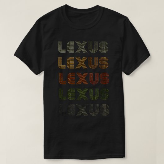 Liebe Herz Lexus T-Shirt GrungeVintage Stil Schwar (Design vorne)