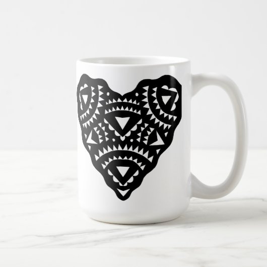 Liebe-Herz-Liebe Kaffeetasse (Rechts)