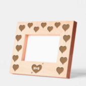 Liebe Herz mit Pfeil & Romantik Paar Initialen Geätzte Rahmen (Links)