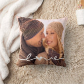 Liebe Herz Modernes Foto Kissen (Decke)