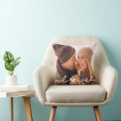 Liebe Herz Modernes Foto Kissen (Stuhl )