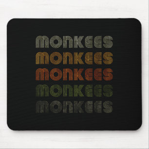 Liebe Herz Monkees T-Shirt Grunge Vintager Stil Sc Mousepad