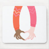 Liebe Herz Mousepad (Vorne)