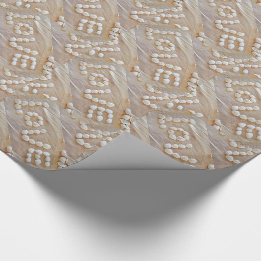 Liebe Herz Muschel Strand Herz Seashells Sommer Geschenkpapier (Ecke)
